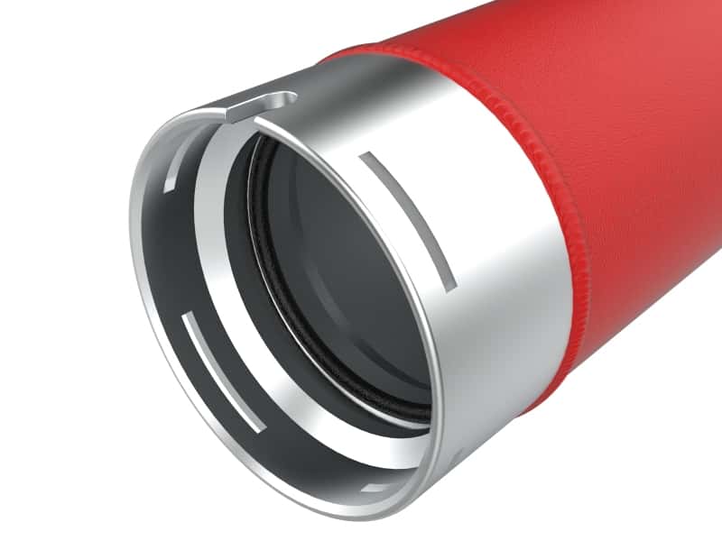 aFe — aFe 23-25 Ford F250/F350 Super Duty V8-6.7L BladeRunner Aluminum Hot & Cold Charge Pipe Kit - Red
Charge Pipe Kit - view 4
