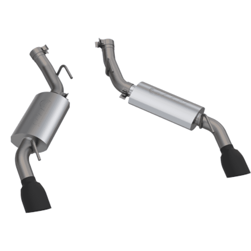QTP — 2014-2015 Chevrolet Camaro SS 6.2L QTP AR3 Axle Back Black Tips
600114B
 - view 3