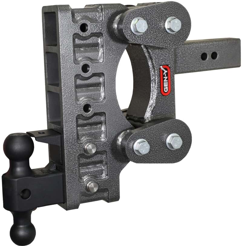 GEN-Y Hitch — Gen-Y The Boss Torsion-Flex 2.5in Shank 9in Drop 21K Hitch w/GH-061 Dual-Ball/GH-062 Pintle Lock
Drop Hitch - view 1