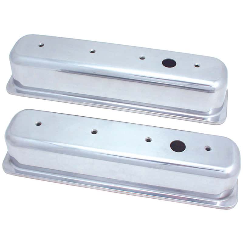 Spectre — Spectre SB Chevy Center Bolt Tall Valve Cover Set - Polished Aluminum - view 2