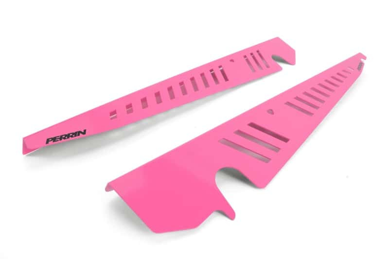 Perrin Performance — PERRIN 15-21 Subaru WRX/STI Fender Shroud Set - Hyper Pink - view 1