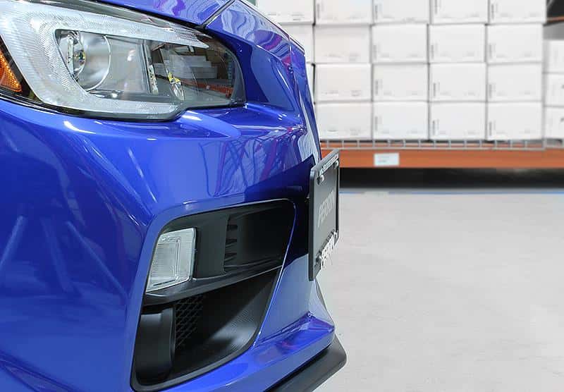 Perrin Performance — PERRIN 15-17 Subaru WRX/STI (w/o FMIC) / 13-17 Crosstrek / 12-16 Impreza License Plate Reloc. Kit - view 7