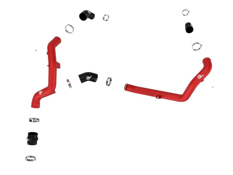 aFe — aFe BladeRunner 2 1/4in Intercooler Hot Side Charge Pipe 22-23 Ford Explorer V6-3.0L (tt) - Red
Hot Charge Pipe - view 2