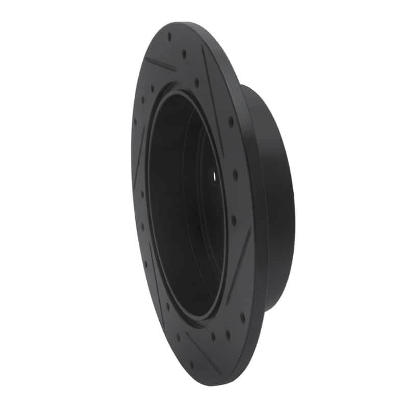 R1 Concepts — R1 18-24 Toyota Camry Rear Left Drilled & Slotted Black Brake Rotor
R1 Brake Rotor Drill - view 4