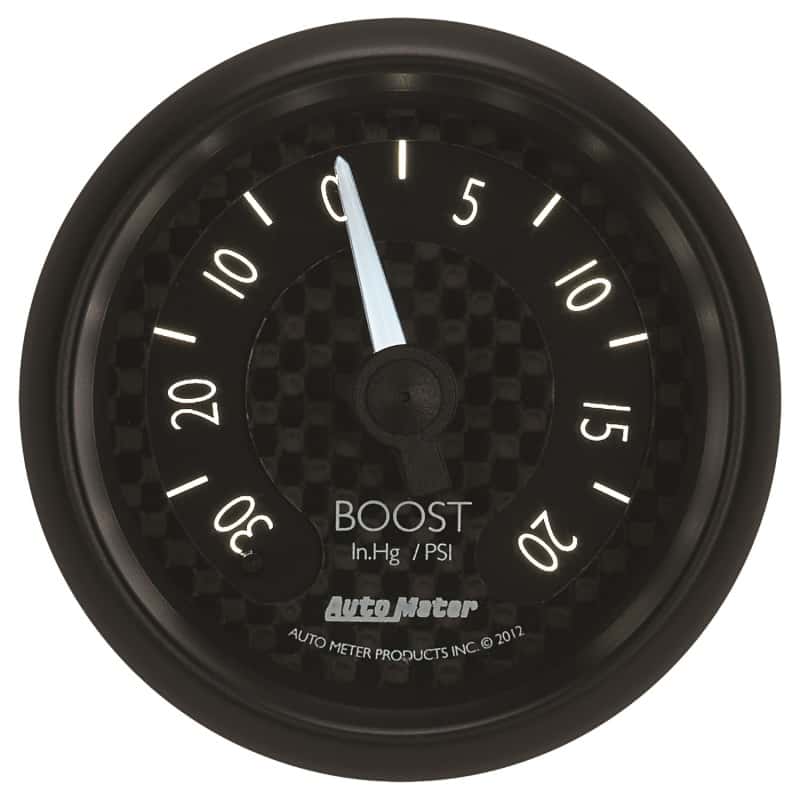 AutoMeter — Autometer GT Series 52mm Mechanical 30 In Hg/20 psi Vacuum/Boost Gauge
2-1/16" BOOST-VAC, 3 - view 9