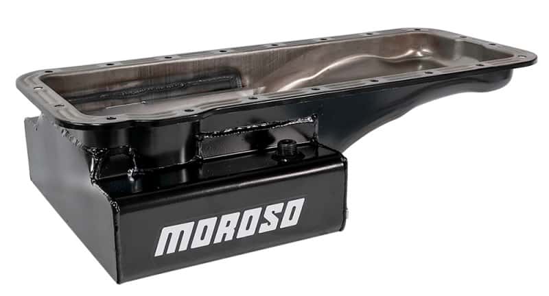 Moroso — Moroso Ford 352-428 FE (w/Front Sump) Kicked Out Road Race Baffled 8qt 6in Steel Oil Pan - view 2