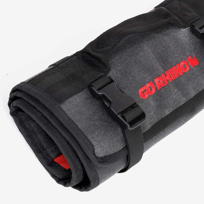 Go Rhino — Go Rhino XVenture Gear Tool Roll - Small (4x4in. Closed) 12oz Waxed Canvas - Black
Xventure Tool Roll - view 13
