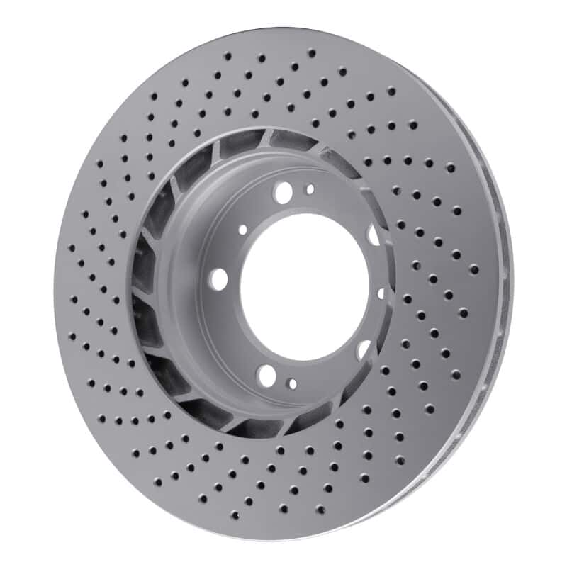 DFC — DFC 98-12 Porsche 911 Right Front Drilled Hi-Carbon Alloy Geomet Coated Rotor
DFC Brake Rotor - view 4
