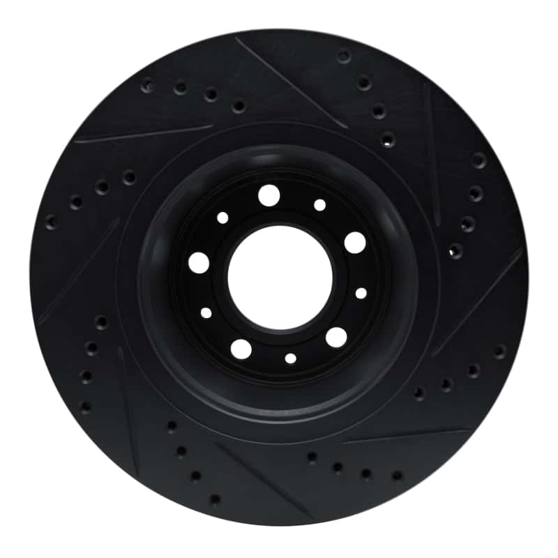 R1 Concepts — R1 82-92 Volvo 940 Front Left Drilled & Slotted Black Brake Rotor
R1 Brake Rotor Drill - view 5