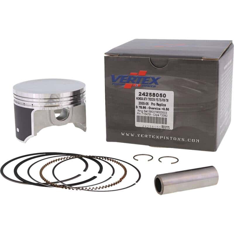 Vertex Pistons — Vertex Pistons  00-06 TRX 350 FE/00-06 TRX 350 FM/00-06 TRX 350 TE Forged Replica Piston Kit - view 2
