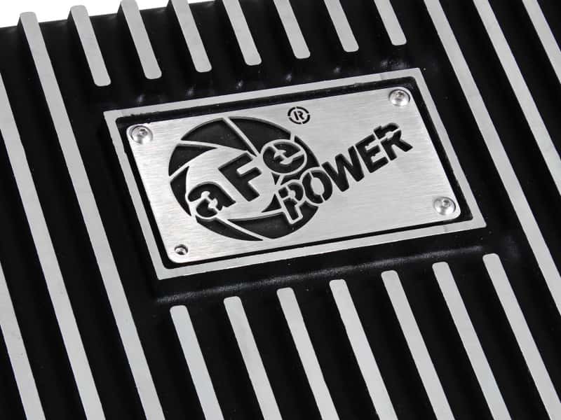 aFe — aFe POWER Transmission Pan Ford Trucks 80-92 (AOD Transmission)- Black w/ Machined Fins
Transmission Pan - view 3
