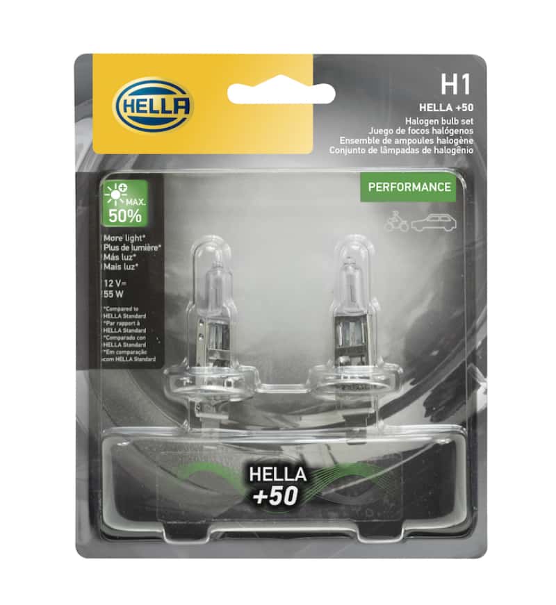 Hella — Hella Bulb H1 12V 55W P145S T25 +50 (2)
H1P50TB Halogen Bulb - view 4