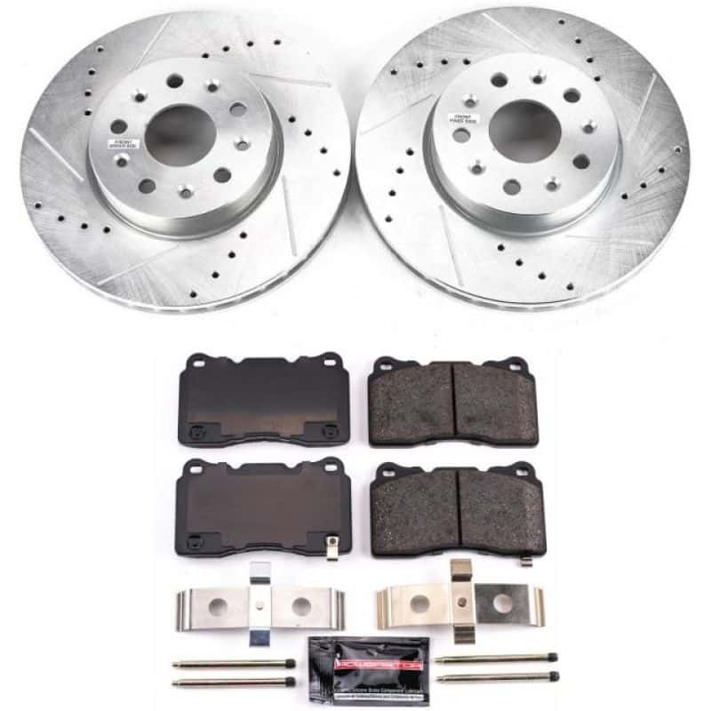 PowerStop — Power Stop 14-18 Cadillac CTS Front Z23 Evolution Sport Brake Kit - view 1