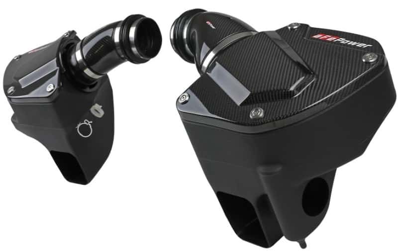 aFe — aFe Momentum Black Series Carbon Fiber Pro 5R Air Intake System BMW M5 (F90) 18-19
Black Series Intake - view 2