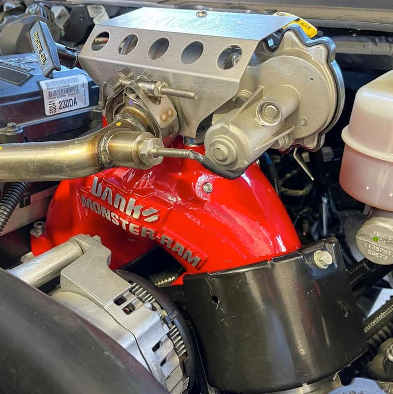 Banks Power — Banks Power 13-18 Ram 6.7L Diesel Monster-Ram Intake System Gen-2 w/Fuel Line - Red w/Heater System
Monster-Ram Intake - view 4