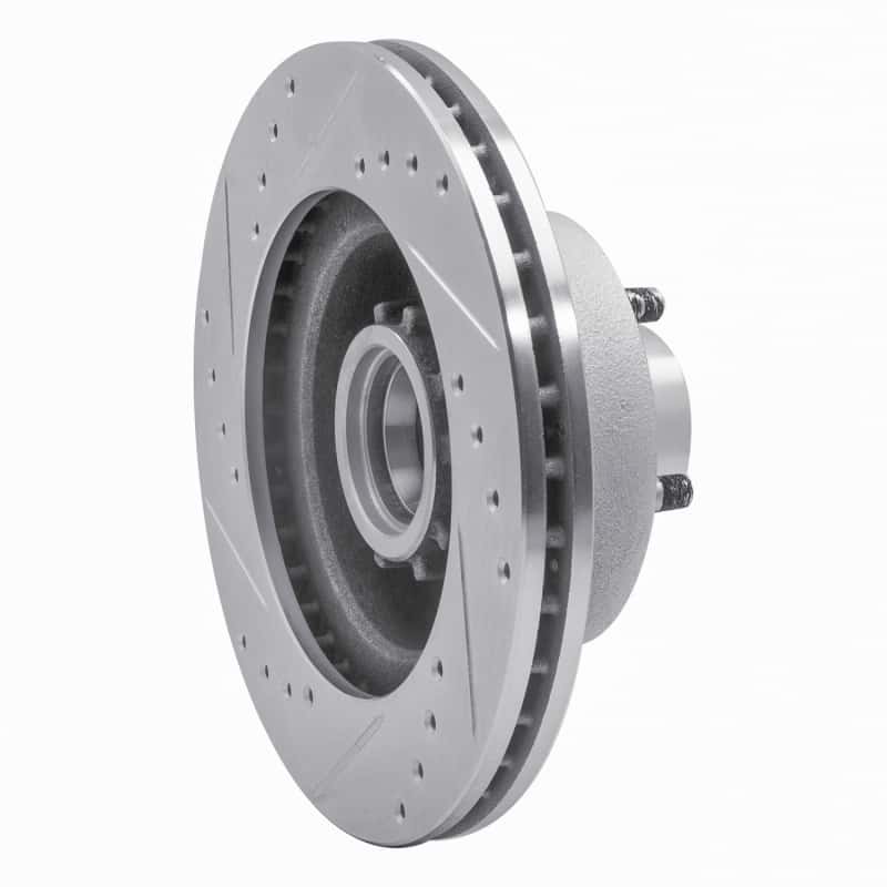 R1 Concepts — R1 1973-1989 Chrysler CORDOBA Front Right Drilled & Slotted Silver Brake Rotor
R1 Brake Rotor Drill - view 4