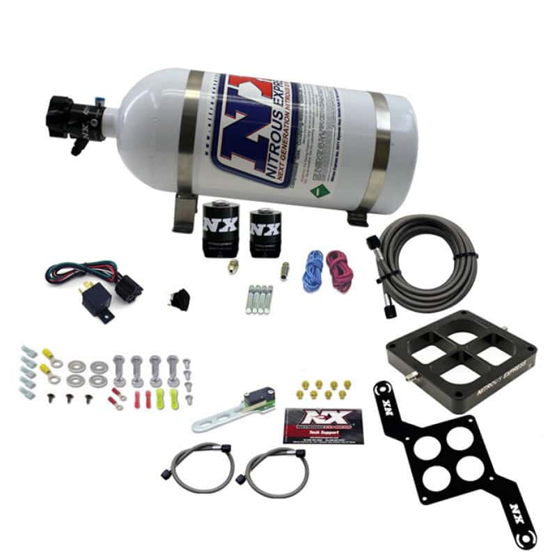 Nitrous Express — Nitrous Express Dominator Single Entry Billet Crossbar RNC Nitrous Kit (250-750HP) w/10lb Bottle
Injection System Kit
N2OSys - view 3