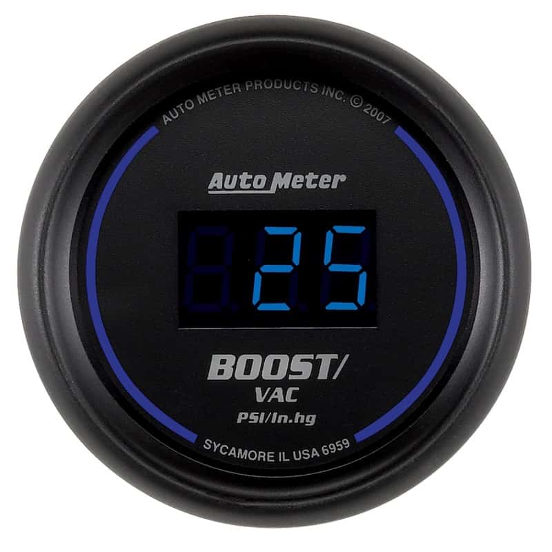 AutoMeter — Autometer Cobalt Digital 52.4mm Black Vacuum/Boost Gauge
GA 2" BST 30PSI CBD - view 1