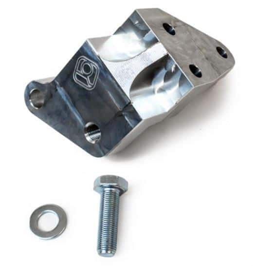 Innovative Mounts — Innovative 88-91 Civic / CRX 90-93 Integra B-Series Silver Aluminum 2-Bolt Post Mount - view 2
