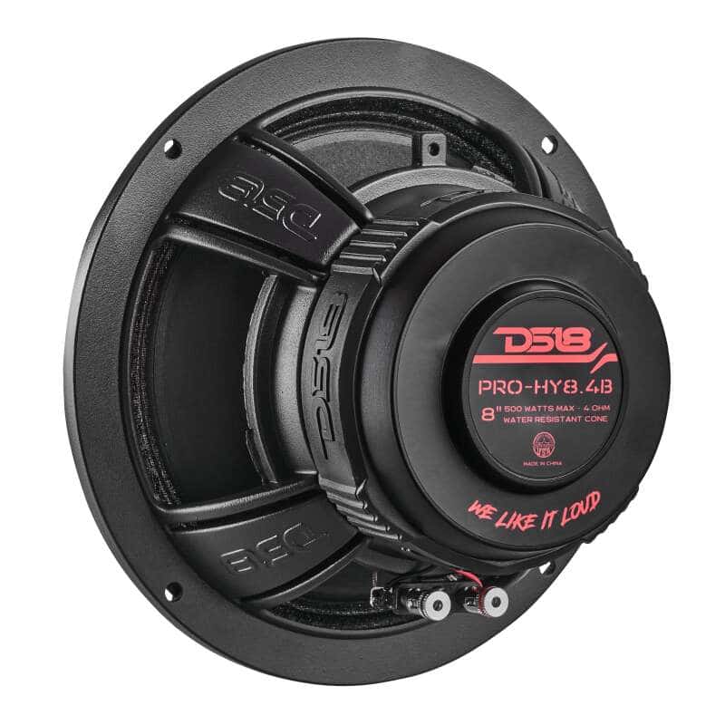 DS18 — DS18 8in 250 Watts RMS 4 ohm Mid-Range Loudspeaker w/ Water Resistant Cone - view 2