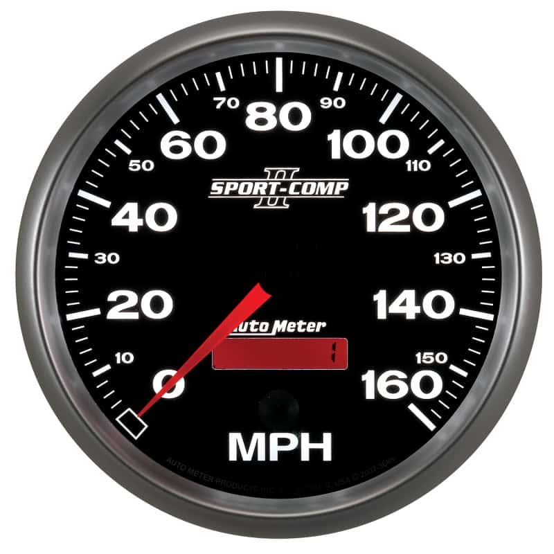 AutoMeter — Autometer Sport-Comp II 5 inch 0-160MPH Electronic Programmable Speedometer
5" SPEEDO, 160 MPH, - view 10