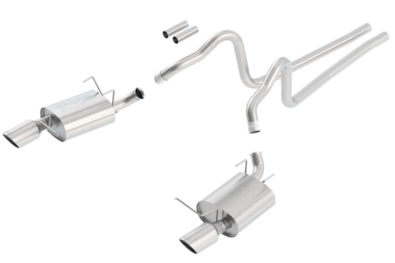 Borla — Borla 2011 Ford Mustang 3.7L 6cyl 6spd RWD SS S-Type Catback Exhaust
Cat-Back System
ExhstSysKt - view 3