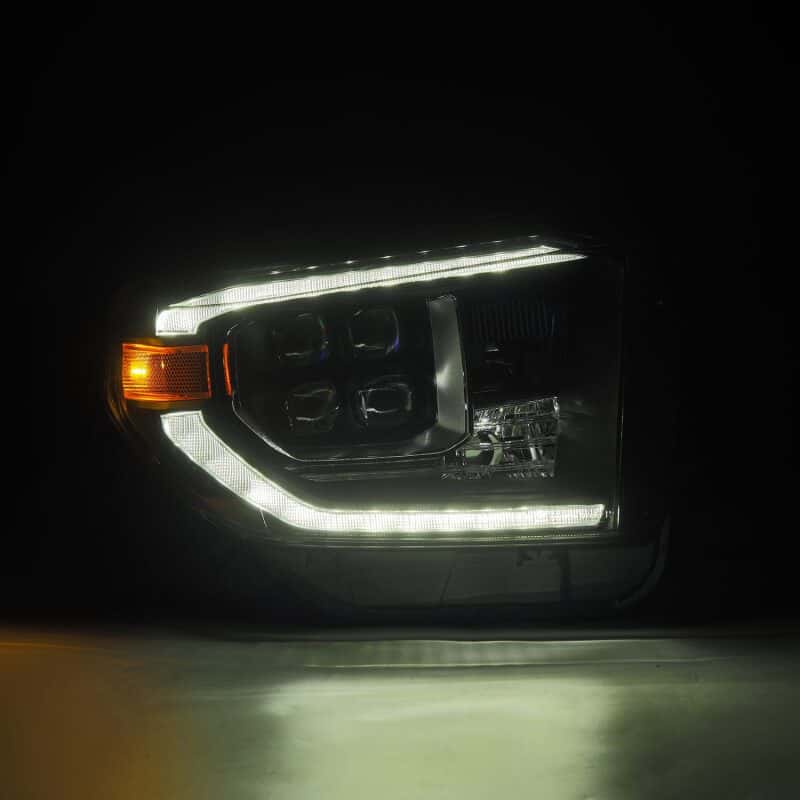 AlphaRex — AlphaRex 14-21 Toyota Tundra NOVA-Series LED Proj Headlights Blk w/Actv Light & Seq. Sig + DRL
Projector Headlights - view 2