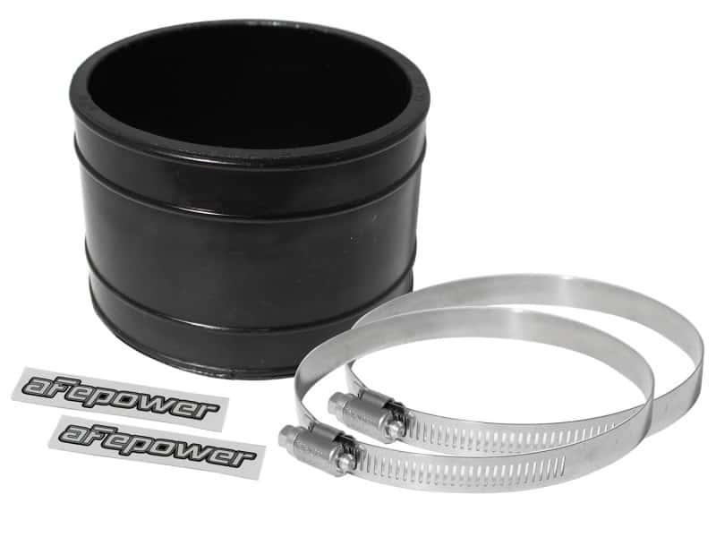 aFe — aFe Magnum FORCE Cold Air Intake System Spare Parts Kit (4in ID x 3in L) Straight Coupler - Black
Intake Coupling Kit - view 1