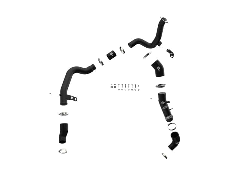 aFe — AFE 19-22 Hyundai Veloster N BladeRunner Aluminum Hot & Cold Charge Pipe Kit - Black
Charge Pipe Kit - view 2