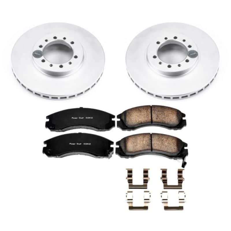 PowerStop — Power Stop 91-96 Mitsubishi Montero Front Z17 Evolution Geomet Coated Brake Kit - view 1