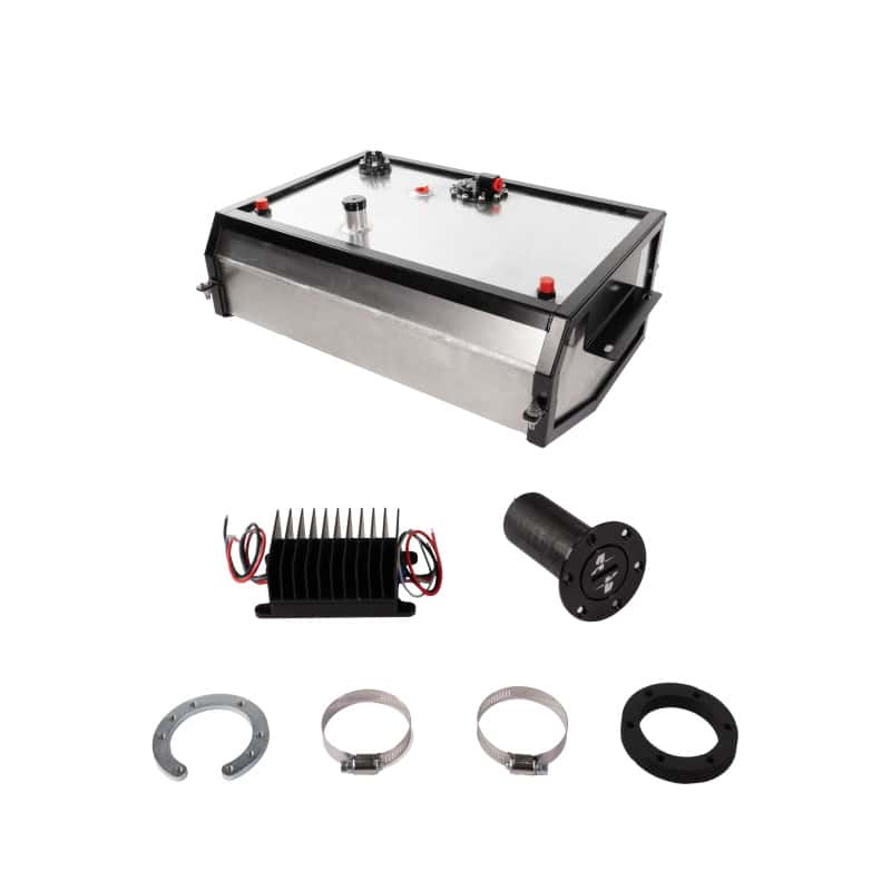 Aeromotive — Aeromotive 67-72 Chevrolet C10 Truck Brushless TVS 10.0 GPM Rear Mount Fuel Cell
Fuel Tank - view 3