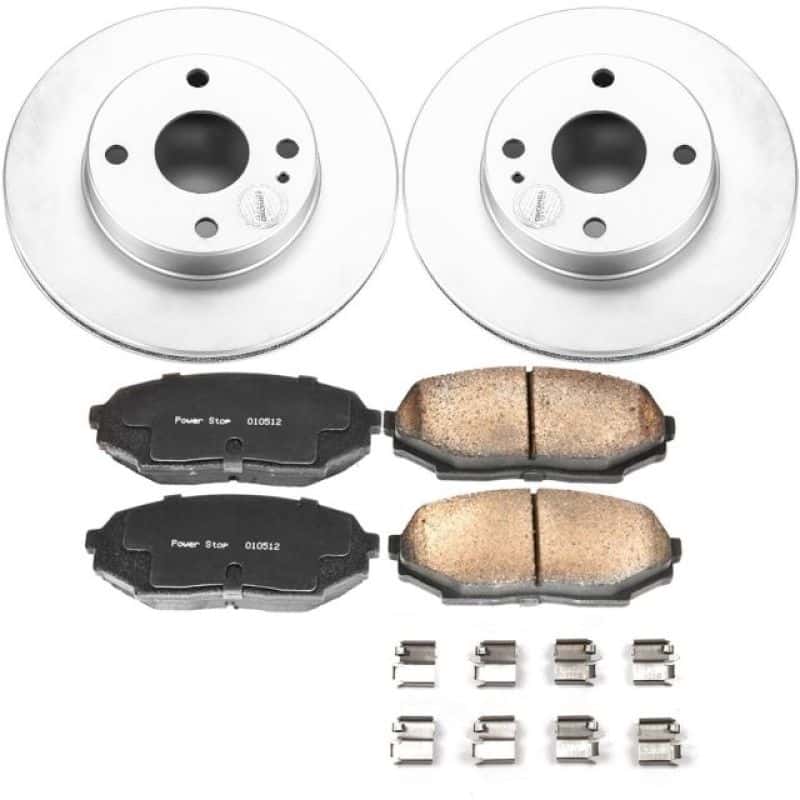 PowerStop — Power Stop 90-93 Mazda Miata Front Z17 Evolution Geomet Coated Brake Kit - view 1