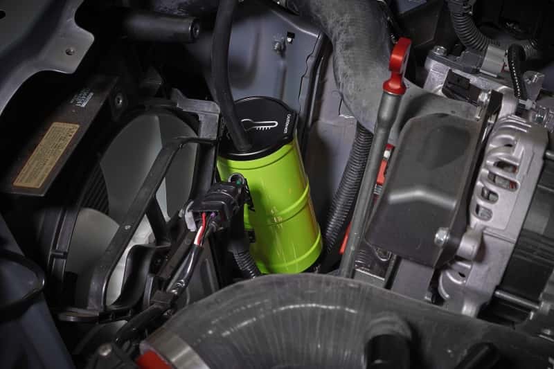 Perrin Performance — PERRIN 02-25 Subaru WRX / 04-21 STI / 13-26 BRZ/GR86/FRS/86 Coolant Overflow Tank - Neon Yellow - view 5