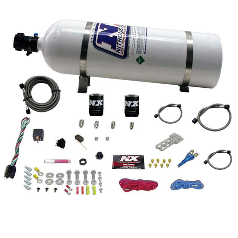 Nitrous Express — Nitrous Express All Dodge EFI Single Nozzle Nitrous Kit (35-150HP) w/15lb Bottle
Injection System Kit
N2OSys - view 2