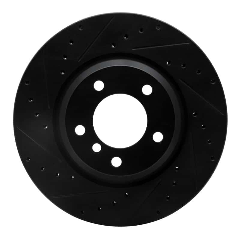 R1 Concepts — R1 06-12 BMW X1 (USA/Canada) Front Left Drilled & Slotted Black Brake Rotor
R1 Brake Rotor Drill - view 1