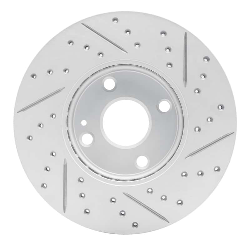 R1 Concepts — R1 16-25 Mazda 2 (Mexico) Front Left Drilled & Slotted Geo-Carbon Rotor - view 5
