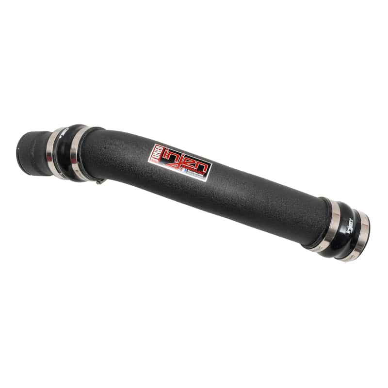 Injen — Injen 17-22 Ford F250/F/350/F-450/F-550 V8-6.7L Turbo Diesel Wrnkl Blk Intercooler Hot Side Piping - view 1