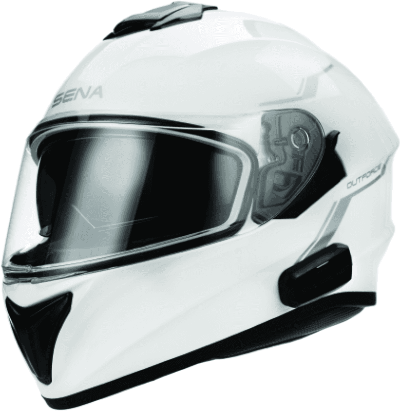 Sena Technologies — Sena Technologies Outforce Full Face Bluetooth Helmet Glossy White - XL - view 1