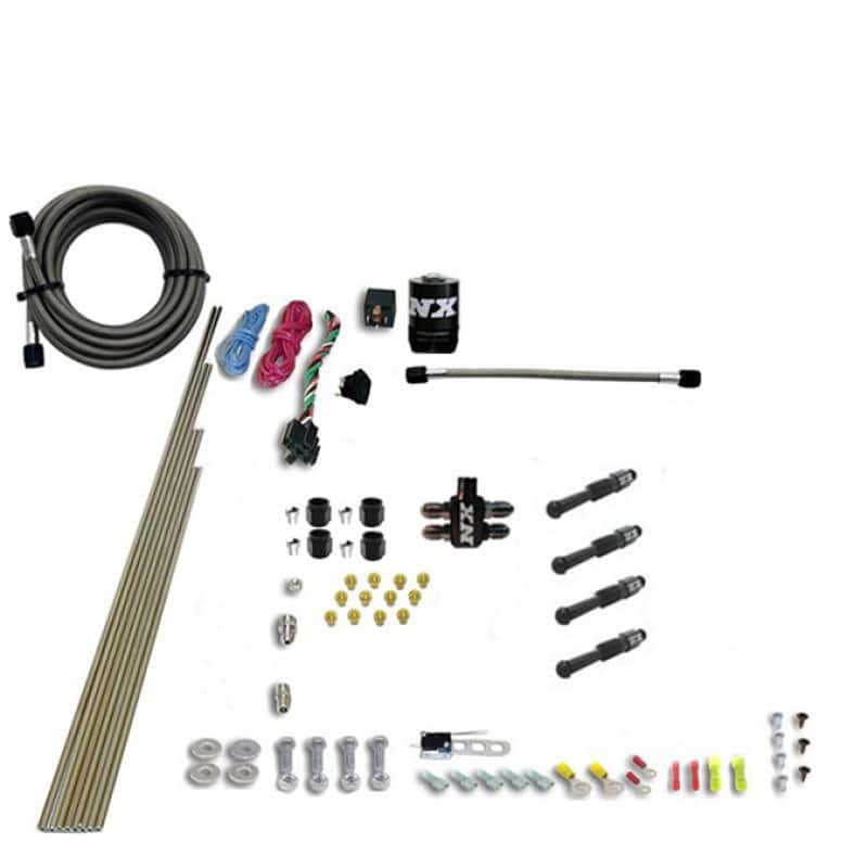 Nitrous Express — Nitrous Express Dry Direct Port Nitrous Kit 4 Cyl w/10lb Black Bottle (Special Order Drop Ship Only) - view 2
