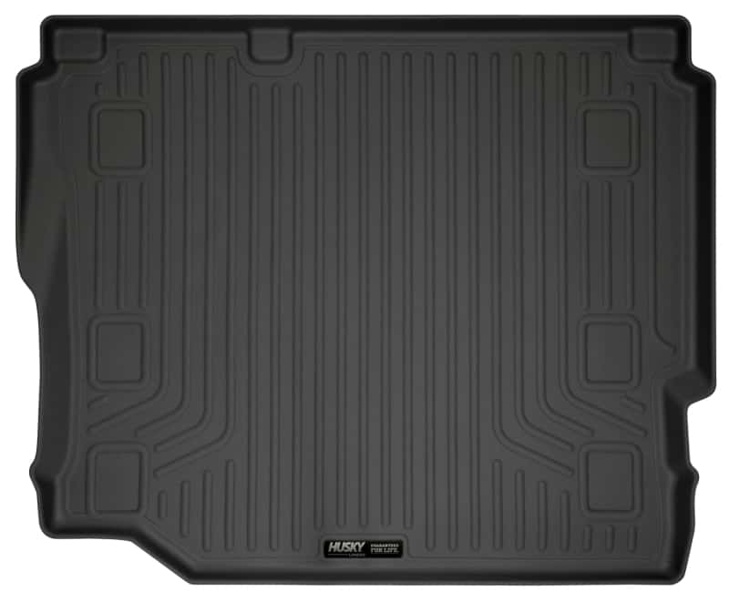 Husky Liners — Husky Liners 19-24 Jeep Wrangler JLU WeatherBeater Black Rear Cargo Liner - view 1