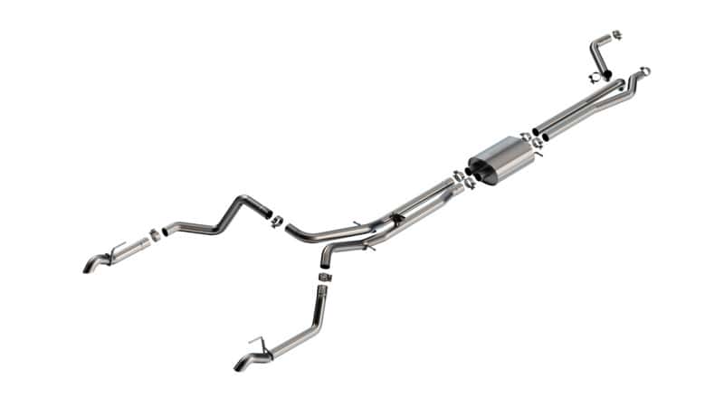 Borla — Borla 24-25 Chevy Silverado 1500 (6.2L V8) S-Type Cat Back - Turndown Tips
Cat-Back System - view 1