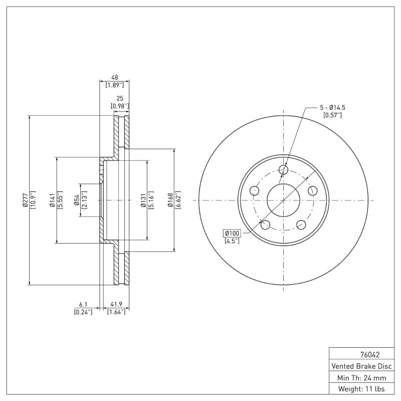 DFC — DFC 87-91 Lexus ES250 Front Brake Rotor
DFC Brake Rotor - view 6