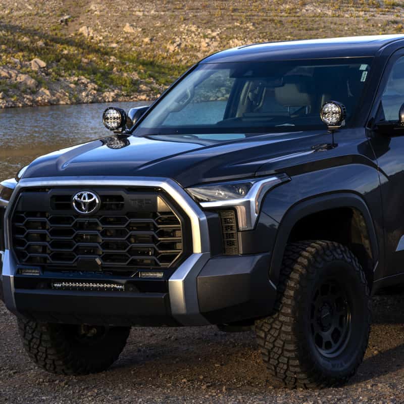 Rigid Industries — Rigid Industries 2022+ Toyota Tundra 6in. 360-Series A-Pillar Lighting Kit
TUNDRA 6IN 360 APIL
2022+ TDRA APLR 6" - view 7