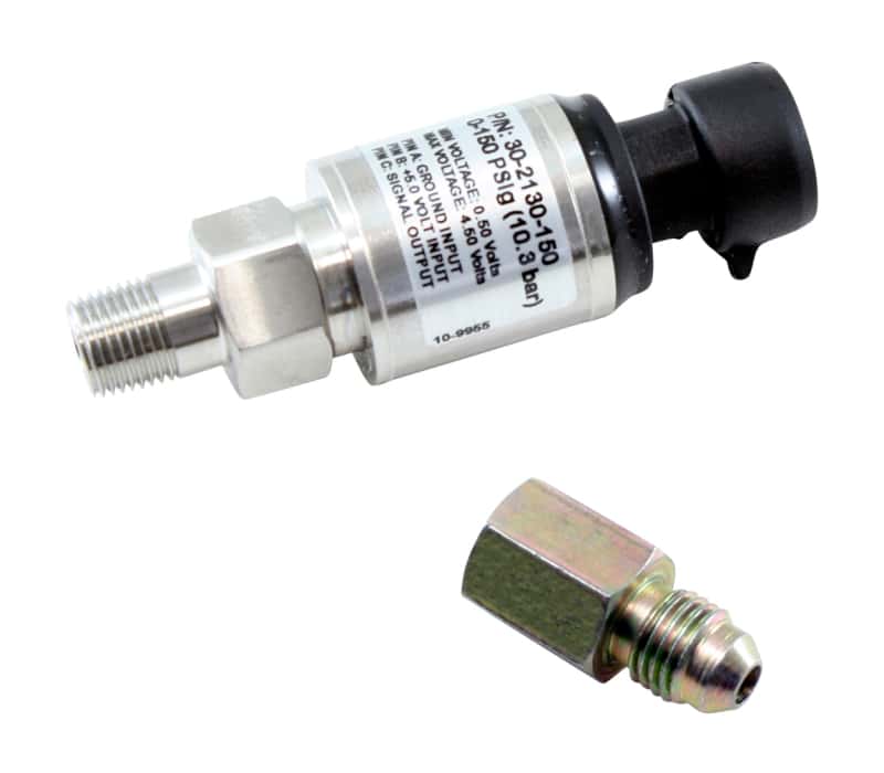AEM — AEM 10 BAR MAP or 150 PSIG Stainless Steel Sensor Kit
Sensors/Connectors
Sensor Kit - view 1