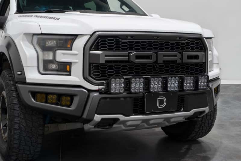 Diode Dynamics — Diode Dynamics 17-20 Ford Raptor SS5 Grille CrossLink Lightbar Kit - Pro White Combo - view 6