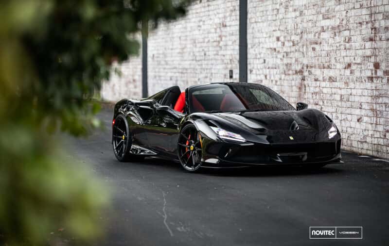 Vossen — Vossen x Novitec NF10 21x9in - 5x114.3 BP - ET35 - Gloss Black Ferrari 488 / F8 Front Wheel - view 2