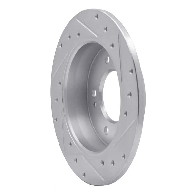 R1 Concepts — R1 11-25 Hyundai Elantra Coupe Rear Left Drilled & Slotted Silver Brake Rotor
R1 Brake Rotor Drill - view 4