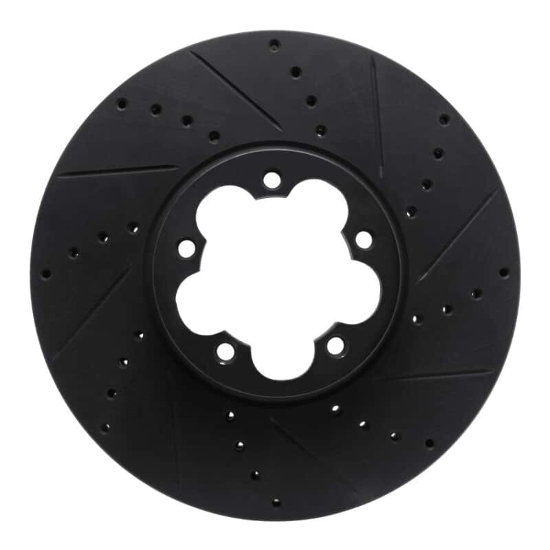 R1 Concepts — R1 15-25 Ford Transit-350 HD/DRW Front Right Drilled & Slotted Black Brake Rotor
R1 Brake Rotor Drill - view 1