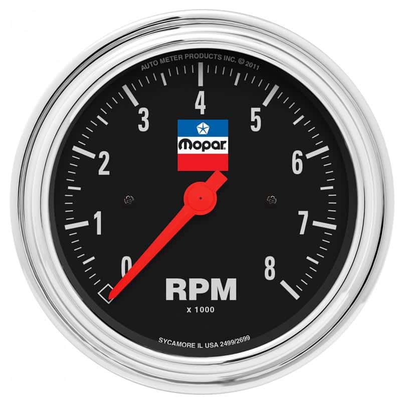 AutoMeter — Autometer Mopar Classic 52.4mm 73 E / 8-12 F Electric Fuel Level Gauge - view 3