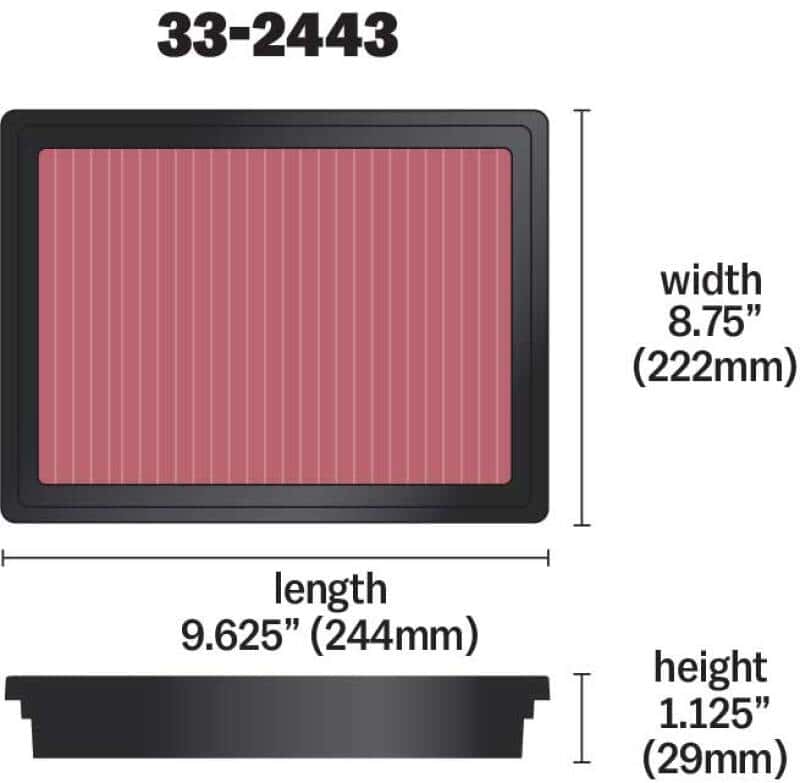 K&N Engineering — K&N 10 Lexus RX350 3.5L-V6 Drop In Air Filter
Replacement Air Filt
Air Filter - view 12